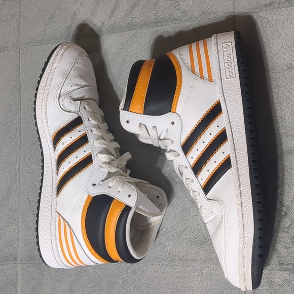 Adidas Women Original Top Ten RB W Casuals GV9440 orange stripes size 10 - Picture 5 of 11
